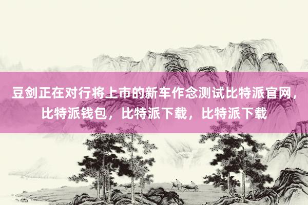 豆剑正在对行将上市的新车作念测试比特派官网，比特派钱包，比特派下载，比特派下载