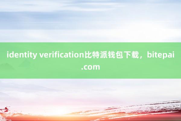 identity verification比特派钱包下载，bitepai.com