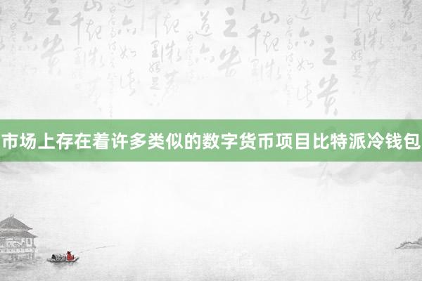 市场上存在着许多类似的数字货币项目比特派冷钱包