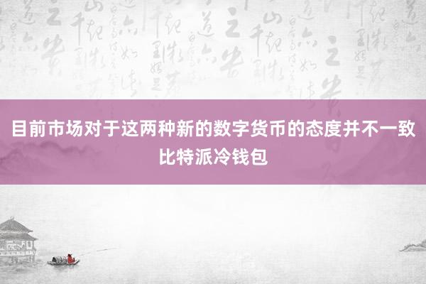 目前市场对于这两种新的数字货币的态度并不一致比特派冷钱包