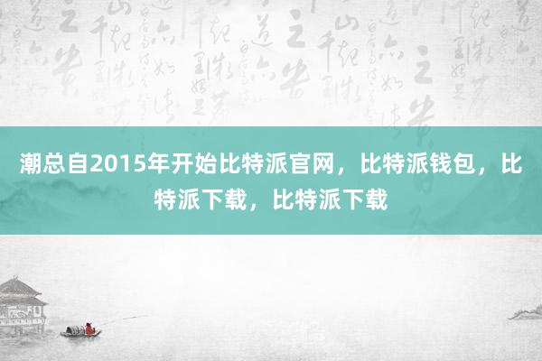 潮总自2015年开始比特派官网，比特派钱包，比特派下载，比特派下载