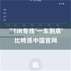 “TIR专线‘一车到底’比特派中国官网