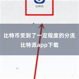 比特币受到了一定程度的分流比特派app下载