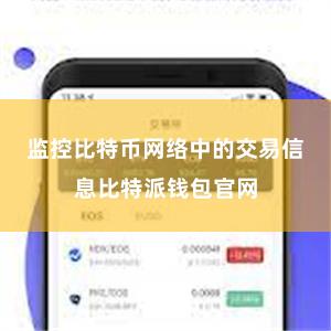 监控比特币网络中的交易信息比特派钱包官网