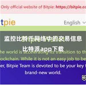 监控比特币网络中的交易信息比特派app下载